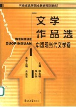 文学作品选  中国现当代文学卷