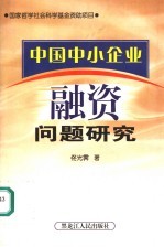 中国中小企业融资问题研究