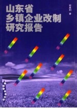 山东省乡镇企业改制研究报告