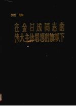 在金日成同志的伟大主体思想的旗帜下  为庆祝伟大领袖金日成同志六十寿辰  画册