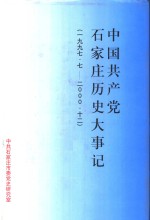 中国共产党石家庄历史大事记  1997.7-2000.12