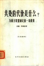 共处的代价是什么  为西方联盟制定的一项政策