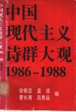 中国现代主义诗群大观  1986-1988