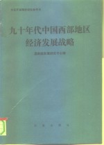 九十年代中国西部地区经济发展战略