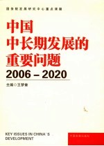 中国中长期发展的重要问题  2006-2020