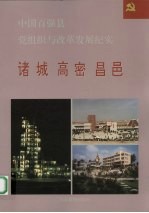 中国百强县党组织与改革发展纪实  诸城高密昌邑分册