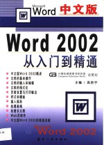 中文版Word 2002从入门到精通