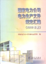 国家电力公司电力生产文件规定汇编  2000年度