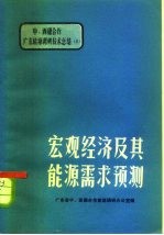 宏观经济及其能源需求预测