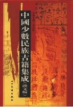 中国少数民族古籍集成  汉文版  第5册  总类