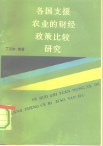 各国支援农业的财经政策比较研究