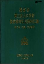 湖南省第三次人口普查提前抽样汇总资料汇编  第2卷  年龄、文化程度