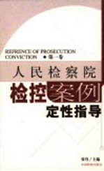 人民检察院检控案例定性指导  第1卷