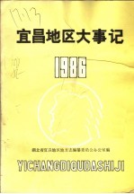 宜昌地区大事记1986