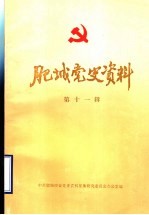 肥城党史资料  第11辑