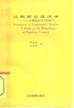 过剩就业经济学  人口过剩国家冗员的研究