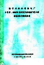 扬子石化公司热电厂9号炉、60MW备用发电机组扩建工程桩基动力测试报告