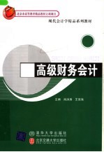 现代会计学精品系列教材  高级财务会计