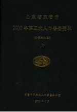 山东省东营市2000年第五次人口普查资料  计算机汇总  上