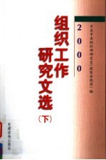 2000年组织工作研究文选  下