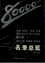 美国、加拿大、英国、法国、德国、意大利、荷兰、西班牙8万家进出口商、投资商、制造商名录总览  第1卷  ’93-’94版