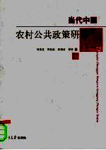 当代中国农村公共政策研究