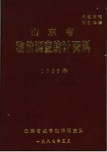 山东省物价调查统计资料  1986年