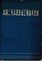 武钢二号水源泵站工程技术总结