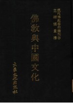 现代佛教学术丛刊  18  佛教与中国文化