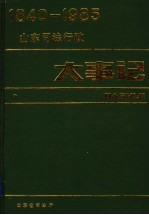 山东司法行政大事记  1840-1985