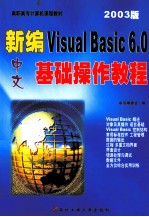 新编中文Visual Basic 6.0基础操作教程