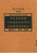 贵州省晴隆县中营镇新光村硝洞苗族庆坛调查报告