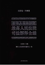 中华人民共和国最高人民法院司法解释全编  2  刑事卷  刑事篇