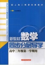 新教材数学同步分层导学  高中二年级  第一学期用