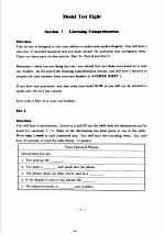 硕士研究生入学考试英语全真模拟试题  Model  Test  Eight