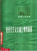 在社会主义大道上继续前进：陇南农村纪事