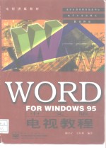 WORD FOR WINDOWS95中文版电视教程