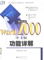 Microsoft Word 2000中文版功能详解