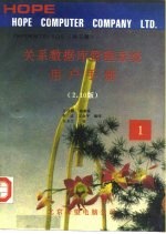 关系数据库管理系统用户手册  2.10版  1