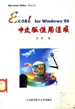 Excel for Windows 95中文版使用速成