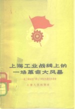 上海工业战线上的一场革命大风暴  记上海电机厂等九个单位大闹技术革命