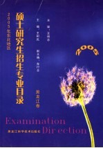 2005年东北地区硕士研究生招生专业目录  黑龙江卷