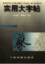 实用大字帖  宋蔡京《节夫帖》等二帖选字本