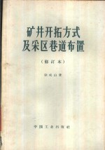 矿井开拓方式及采区巷道布置