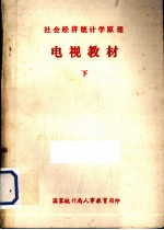 社会经济统计原理  电视教材  下