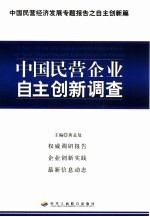 中国民营企业自主创新调查  中国民营经济发展专题报告之自主创新篇