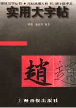 实用大字帖  元赵孟俯《胆巴碑》选字本