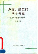 发展、改革的两个关键  高技术产业化与反腐败  2