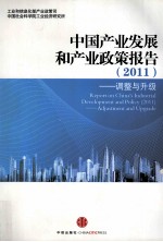 中国产业发展和产业政策报告  2011  调整与升级