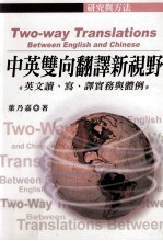 中英双向翻译新视野  英文读  写  译实务与体例